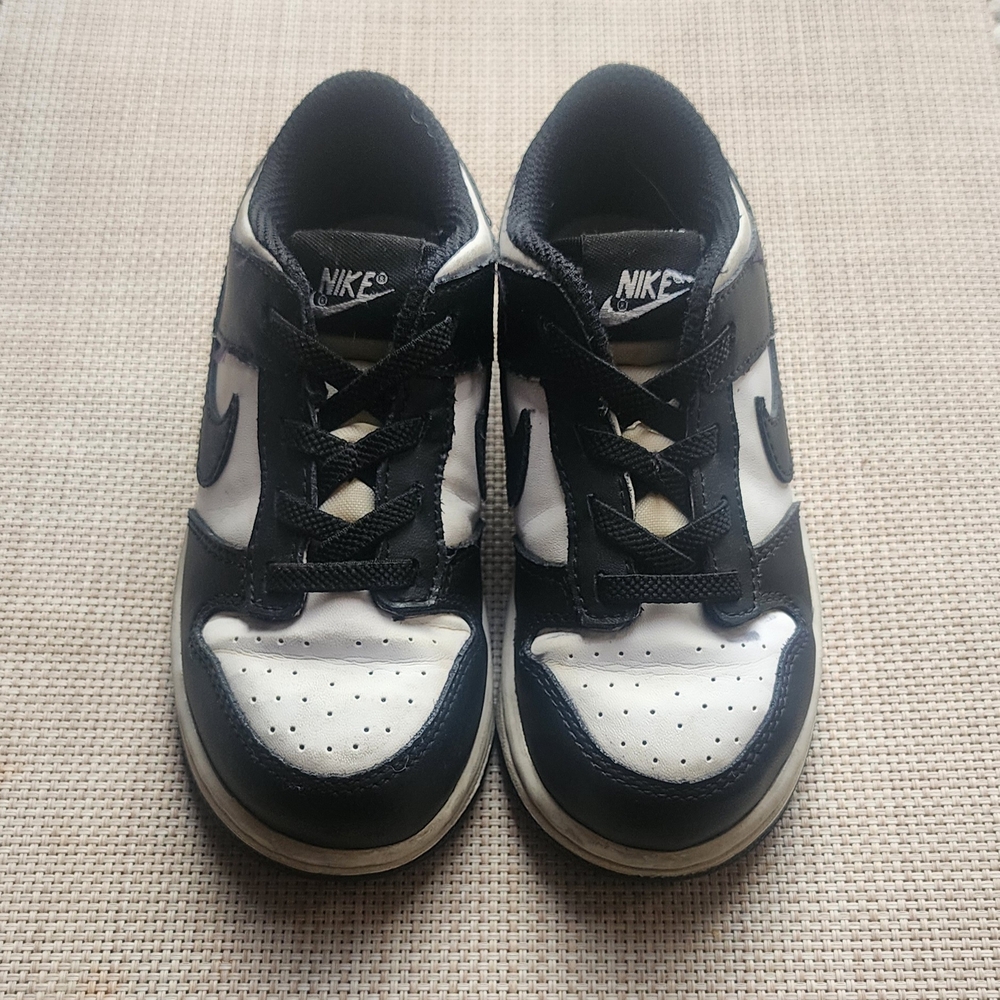Nike Kids Black and White Panda Dunk Low Sneakers